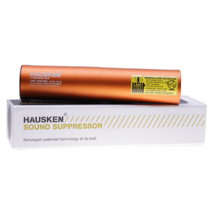 Hausken Lyddemper 7,85mm - Cal .30 / .300 / .308, Suppressor, JD224, Orange, Exl Barrel Nut