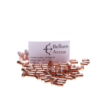 Frontier .38 Special, 158 gr, CMJ, FP [100]