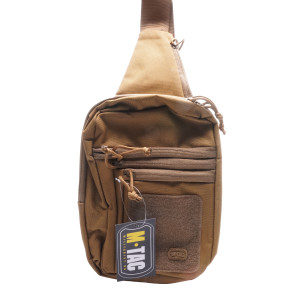 M-Tac EDC Tactical Shoulder Chest Pack With Sling & Loop Panel, Coyote