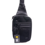 M-Tac EDC Tactical Shoulder Chest Pack With Sling & Loop Panel, Black