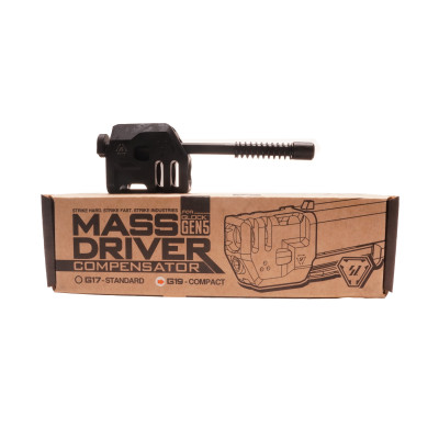 Strike Industries Glock 19 Gen 5 Mass Driver Compensator - Compact 