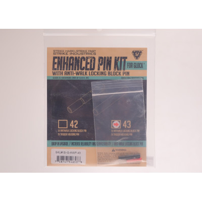 Strike Industries Enhanced Pin Kit With Anti-Walk Locking Block Pin - Glock 43
