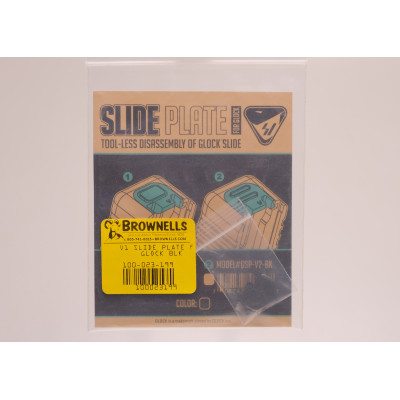 Strike Industries V1 Slide Plate For Glock, Black 