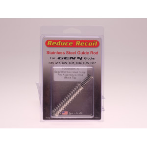 GlockStore Tungsten Stainless Steel Guide Rod Assembly For Gen4 Glock 17/34, BLK