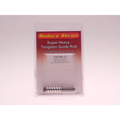 GlockStore Tungsten Guide Rod Assembly For Glock 26/27/33/39 16lb Spring, BLK