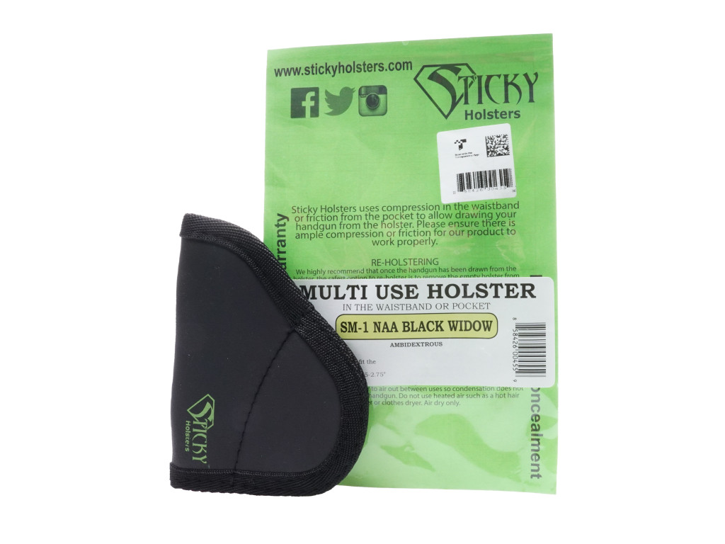 Sticky Holsters SM-1 NAA Black Widow Holster Sticky Holsters SM-1 NAA Black Widow Holster