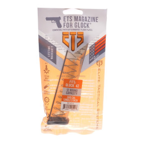 ETS G42, .380ACP, 12 Round Magazine, Clear