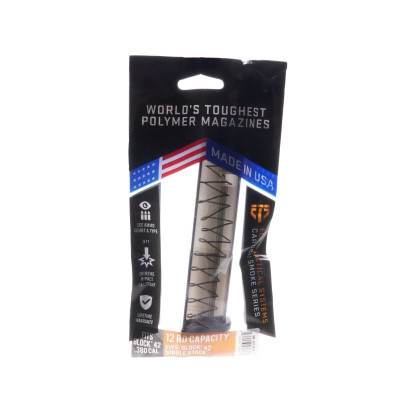 ETS .380 Fits Glock 42, 12 Round  Magazine
