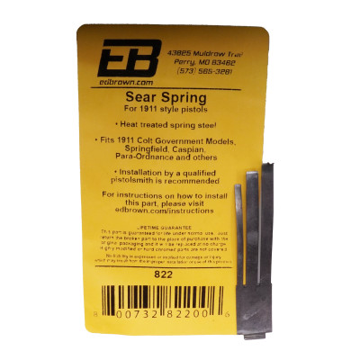 Ed Brown 1911 Sear Spring