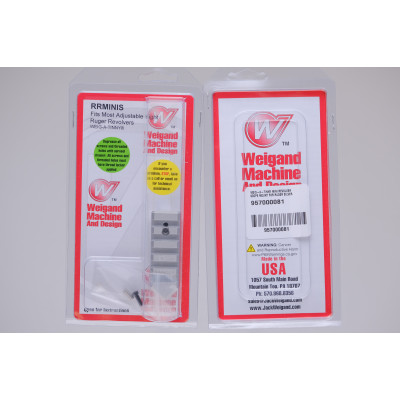 Weigand Machine And Design Revolver Scope Mount For Ruger, Silver