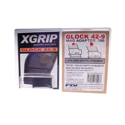 XGrip Mag Adapters For Glock 42-9, .380 ETS
