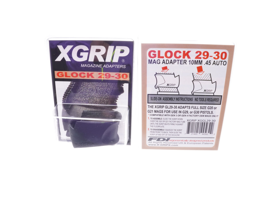 XGrip Mag Adapters For Glock 29-30, 10mm/.45 XGrip Mag Adapters For Glock 29-30, 10mm/.45