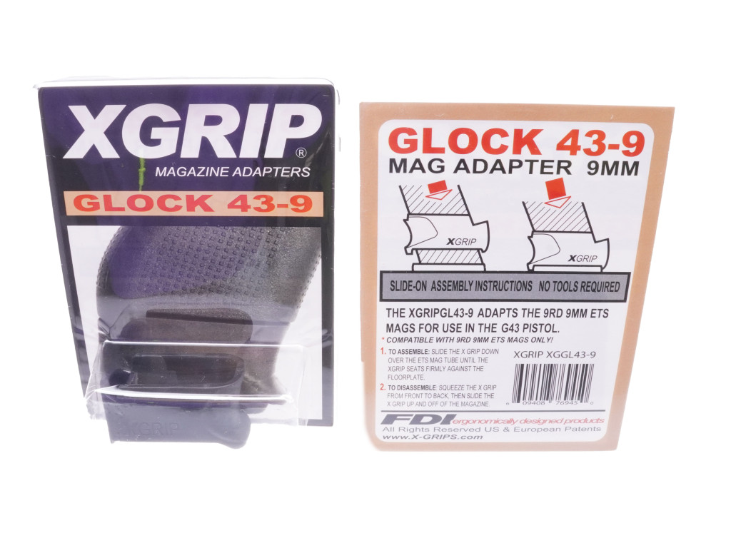 XGrip Mag Adapters For Glock 43-9, 9mm ETS XGrip Mag Adapters For Glock 43-9, 9mm ETS