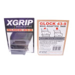 XGrip Mag Adapters For Glock 43-9, 9mm ETS