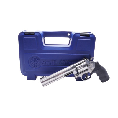 Smith & Wesson Stainless steel K-Frame 6 inch, 22 WMR, 8 Round Smith & Wesson Stainless steel K-Frame 6 inch, 22 WMR, 8 Round