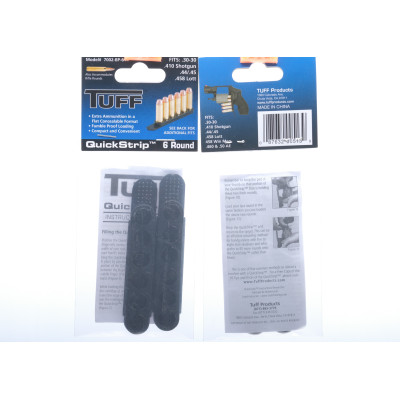 Tuff Products 7002 QuickStrips- Black 2 Set, 6 Round