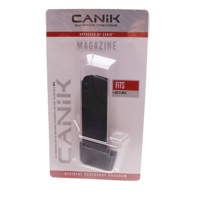 Canik MC9, 15 Round Magazine, Extened Grip, Black