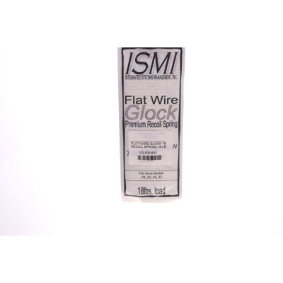 ISMI Flat Wire, Glock 19, Recoil Spring, 18 LB