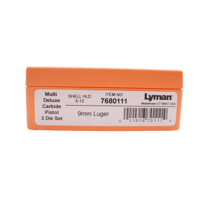 Lyman Multi Delux Carbide 9mm Pistol 3 Die Set