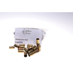 Various Used .380 ACP / 9mm Short, Used Brass, [100]