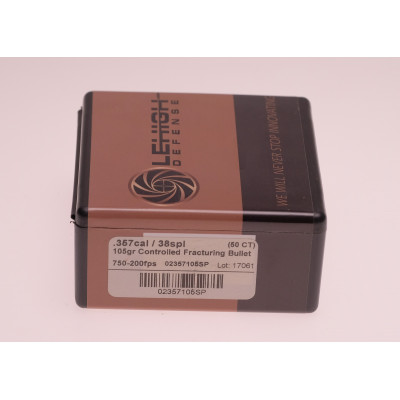Lehigh  .38 Special, 105 gr, Controlled Fracturing, Bullets [50]