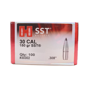 Hornady .30 Cal, 308, 150 gr SST Bullets [100]