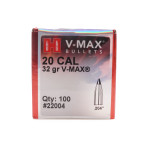 Hornady .20 Cal, .204 Ruger, 32 gr, V-Max [ 100]