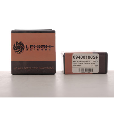 Lehigh .40SW, 100 gr, Xtreme Defense, Bullets [50]