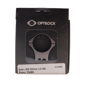 Optilock Sako Scope Mount, RM, 30mm LO, Stainless Steel, 75/85