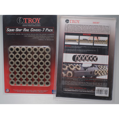 Troy Industries Squid Grips, FDE, 7 Pack