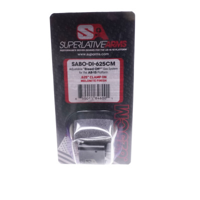 Superlative Arms AR-15, Adjustable Gas Block .625