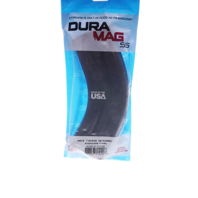 DuraMag 7.62x39mm, AR15, 30 Round Magazine, SS