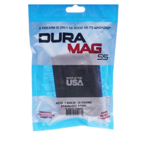 DuraMag 7.62x39mm, AR15, 10 Round Magazine, SS