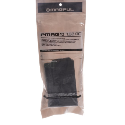 Magpul Pmag 10, 7.62 AC Short Action , Black Magazine 