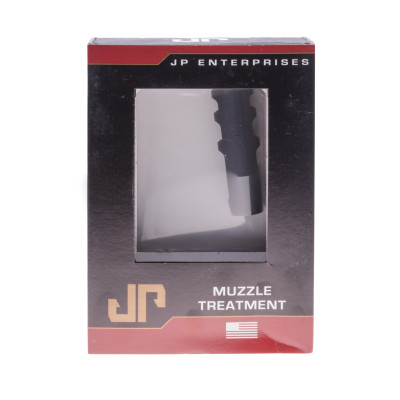 JP Enterprises 3-Port Compensator, 22 Caliber, 1/2-28, Steel, Black