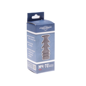 Precision Armament M4-72 Severe-Duty Brake, 30 Caliber, 14-1 LH, SS, Black