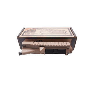 Aero Precision AR15, 5.56mm Assembled Upper Rcvr No Auto Sear Cut for AR-15 FDE