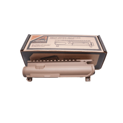 Aero Precision AR15, 5.56mm Assembled Upper Rcvr No Auto Sear Cut for AR-15 FDE