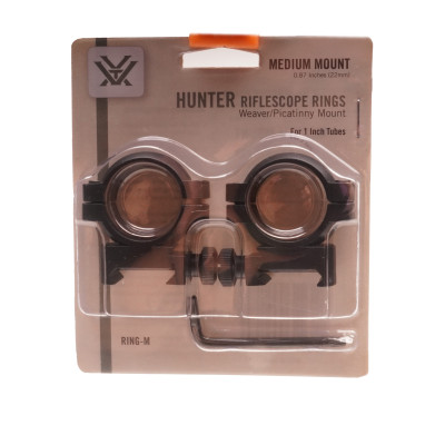 Vortex Hunter Rifle Scope Rings, Hight Mount, 12