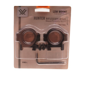 Vortex Hunter Rifle Scope Rings, Low Mount, 0.63