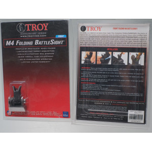 Troy Industries Front Sight, Folding , M4 Style, Black