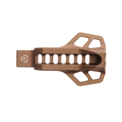 Strike Industries Billet Trigger Guard With Finger Rest, FDE Line 