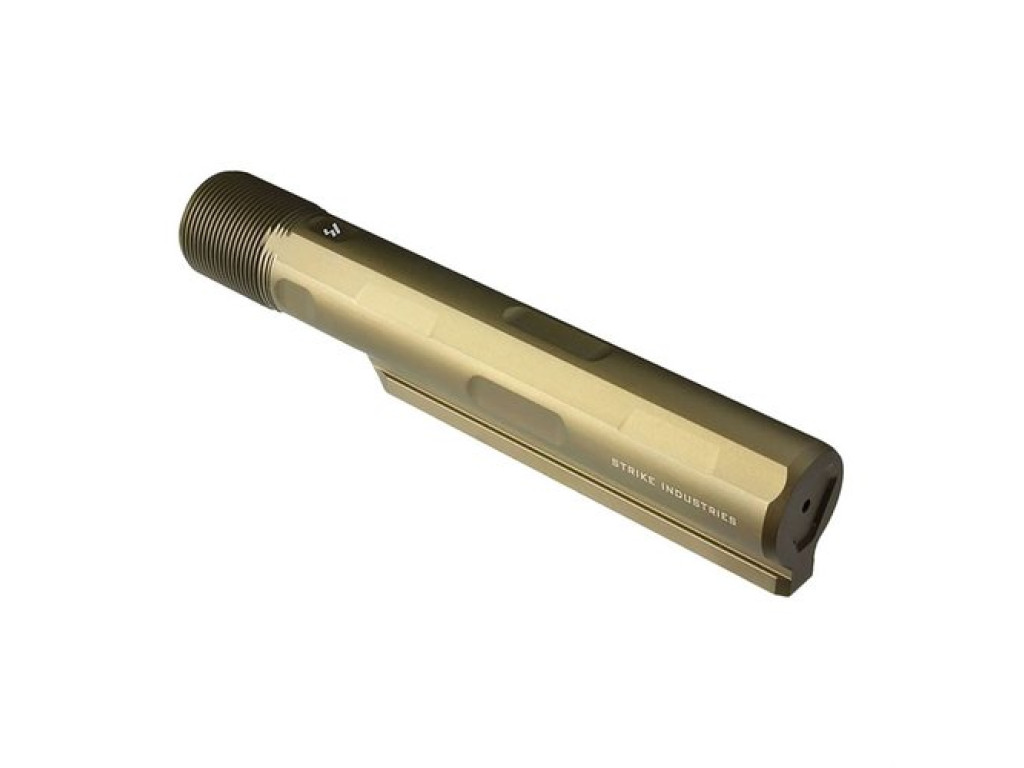 Strike Industries Adjustable Receiver Extention, FDE Line  Strike Industries Adjustable Receiver Extention, FDE Line