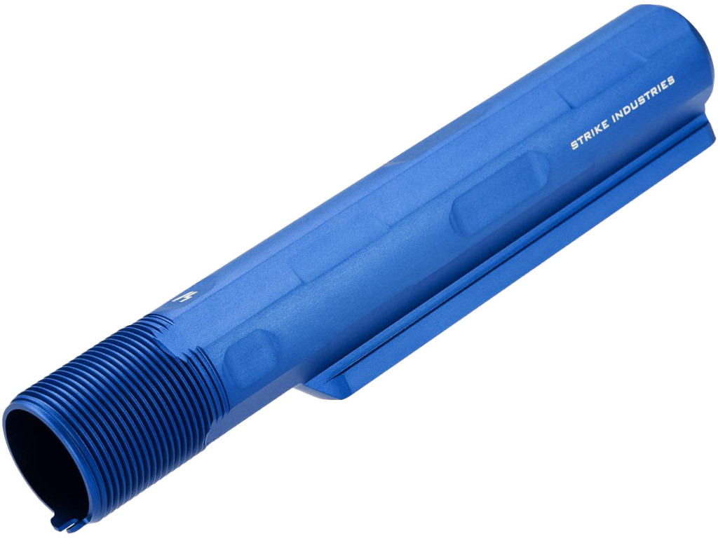 Strike Industries Adjustable Receiver Extention, Blue  Strike Industries Adjustable Receiver Extention, Blue