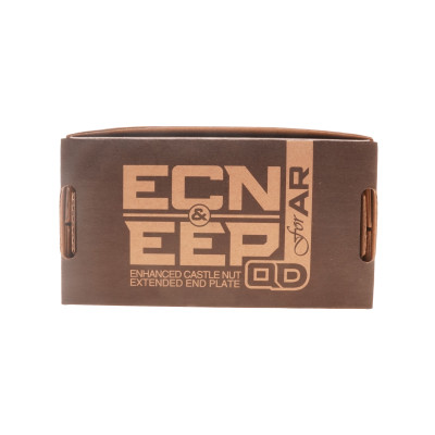 Strike Industries Enhanced Castle Nut Extended End Plate, FDE