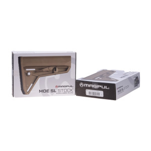 Magpul AR15 MOE-SL  Stock, Collapsible, Mil-Spec, FDE