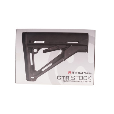 Magpul AR15, CTR Stock, Collapsible, Mil-Spec, Black 