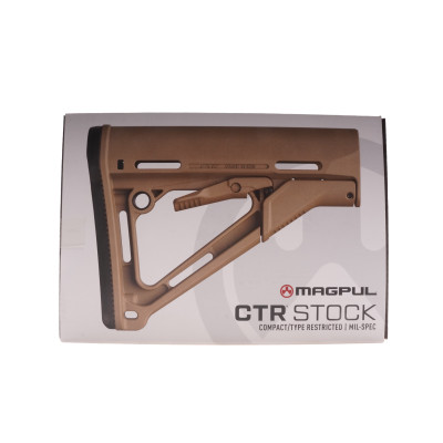 Magpul AR15, CTR Stock, Collapsible, Mil-Spec, FDE 