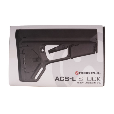 Magpul ACS-Lite Carbine Stock, Mi-Spec, Black 
