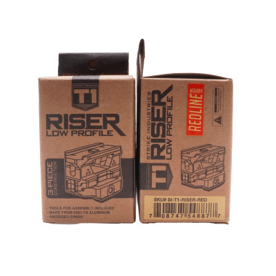 Strike Industries T1 Riser, Aluminum Red 